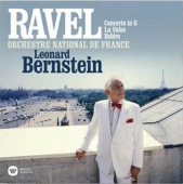 LEONARD BERNSTEIN — Ravel - Piano Concerto, Bolero, La Valse (LP)