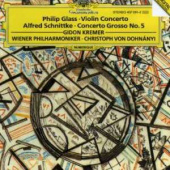 GIDON KREMER — Glass: Violin Concerto/ Schnittke: Concerto Grosso (LP)