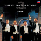 CARRERAS / DOMINGO / PAVAROTTI — The Three Tenors (LP)