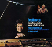 VLADIMIR ASHKENAZY — Beethoven: Piano Concerto No.4; Overture Leonore No.3 (LP)