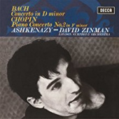 VLADIMIR ASHKENAZY — Chopin: Piano Concerto No.2/ Bach: Keyboard Concerto (LP)