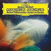 HERBERT VON KARAJAN — Offenbach: Overtures (LP)