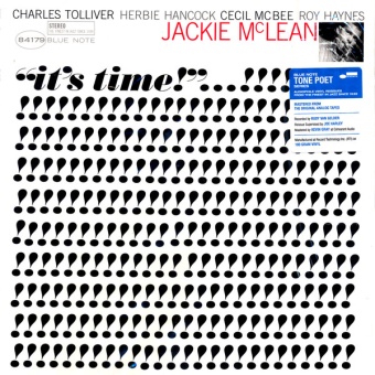 Виниловая пластинка: JACKIE MCLEAN — It's Time (LP)